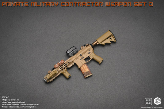 Private Military Contractor Weapon Set F - MINT IN BOX