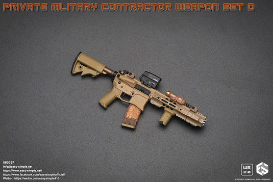 Private Military Contractor Weapon Set F - MINT IN BOX