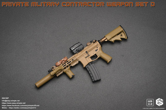 Private Military Contractor Weapon Set F - MINT IN BOX