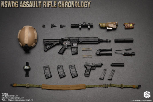 NSWDG Chronology Rifle F LVPO Scope w/Accessories