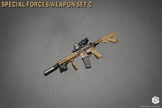 Special Forces Weapon Set G - Bronze HK416 Rifle w/Attachment Set