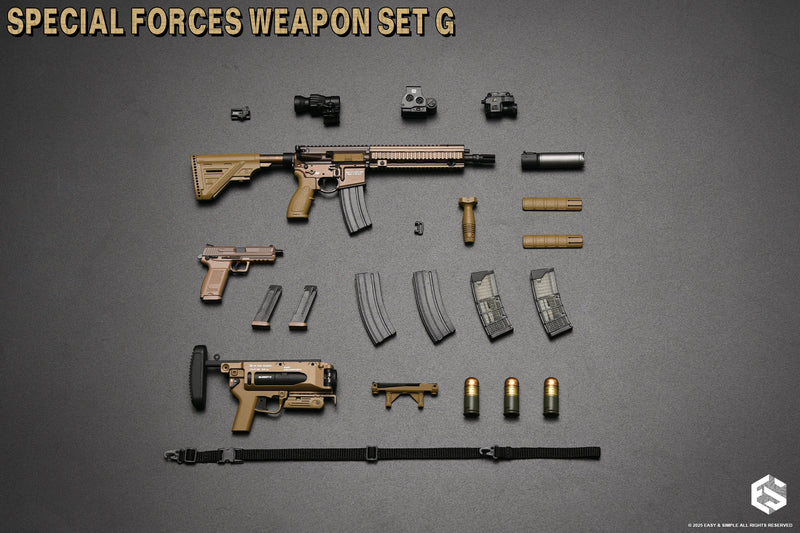 Load image into Gallery viewer, Special Forces Weapon Set G Ver. A - MINT IN BOX - 06047A
