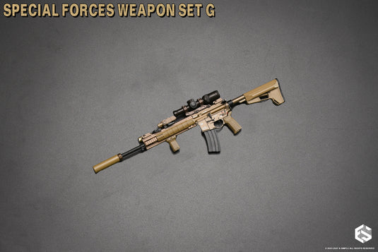 Special Forces Weapon Set G - Bronze HK416 Rifle w/Attachment Set