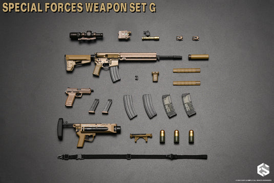 Special Forces Weapon Set G Ver. E - MINT IN BOX - 06047E