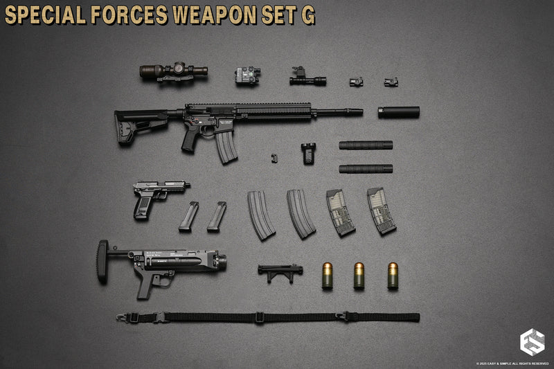Load image into Gallery viewer, Special Forces Weapon Set G Ver. F - MINT IN BOX - 06047F
