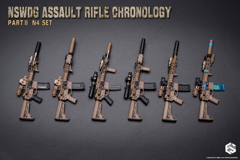 Load image into Gallery viewer, PREORDER DEPOSIT NSWDG Assault Rifle Chronology Part II N4 Set - MINT IN BOX

