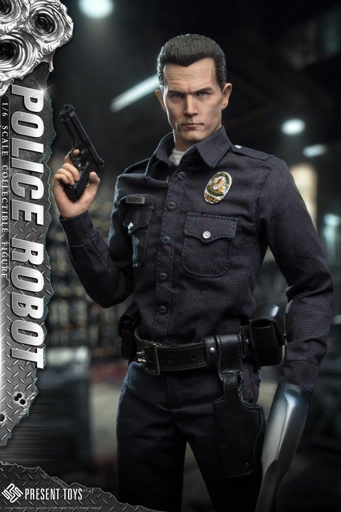 Load image into Gallery viewer, Police Robot T1000 w/Preorder Gift - MINT IN BOX
