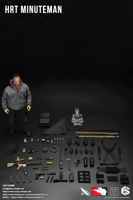 HRT Minuteman - AR-15 Assault Rifle w/Attachment Set