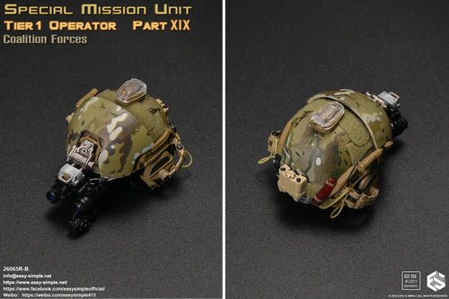SMU - Coalition Forces - Multicam FAST Helmet w/Communications Set