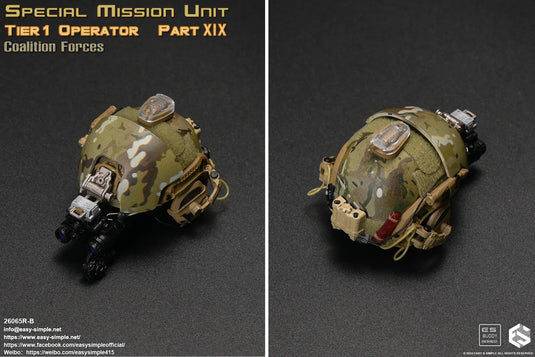 SMU - Coalition Forces - Multicam FAST Helmet w/Communications Set