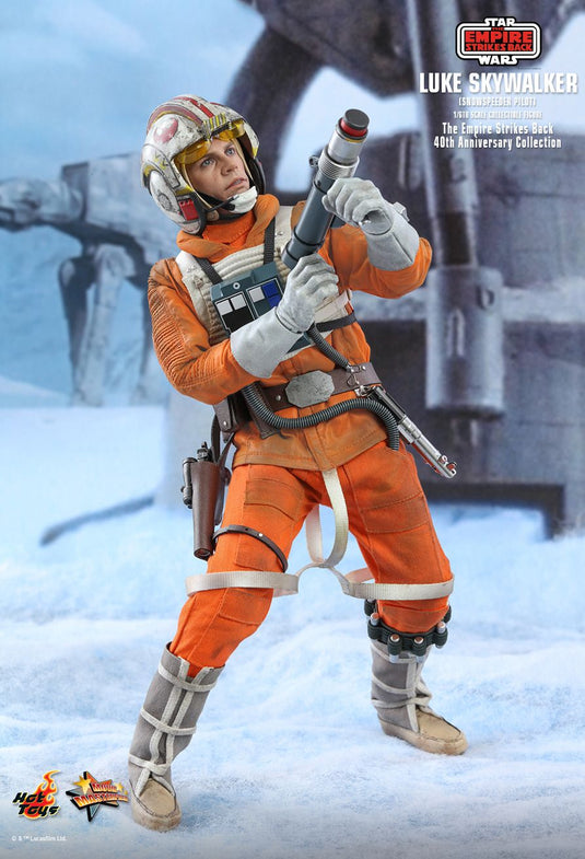 SW Ep. V - Grey Snowspeeder w/2x Snowspeeder Luke COMBO - MINT IN BOX