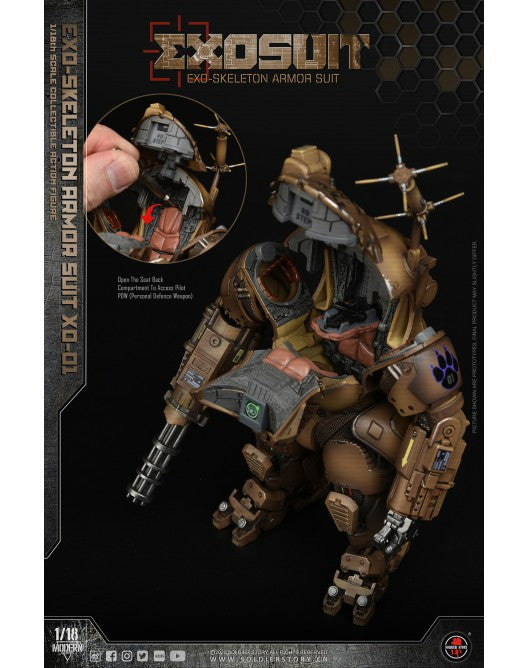 Load image into Gallery viewer, 1/18 Scale - EXO-Skeleton Armor Suit XO-01 - MINT IN BOX
