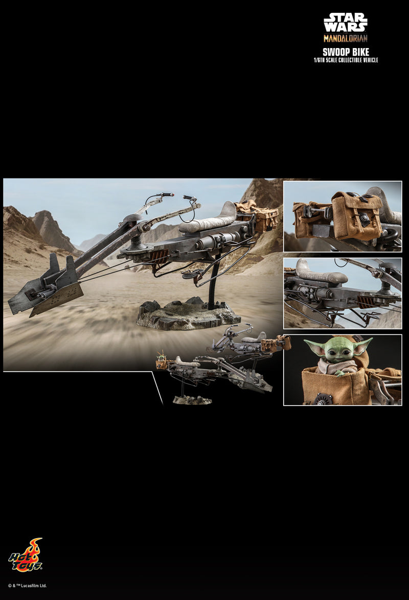 Load image into Gallery viewer, Star Wars - Swoop Bike w/Mandalorian &amp; Grogu COMBO - MINT IN BOX
