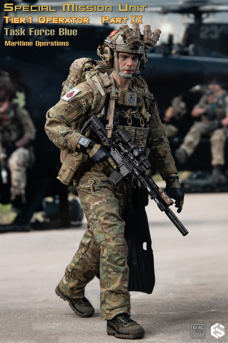 Load image into Gallery viewer, PREORDER DEPOSIT - SMU Tier1 Operator Part XX Task Force Blue Maritime Operation Ver A - MINT IN BOX
