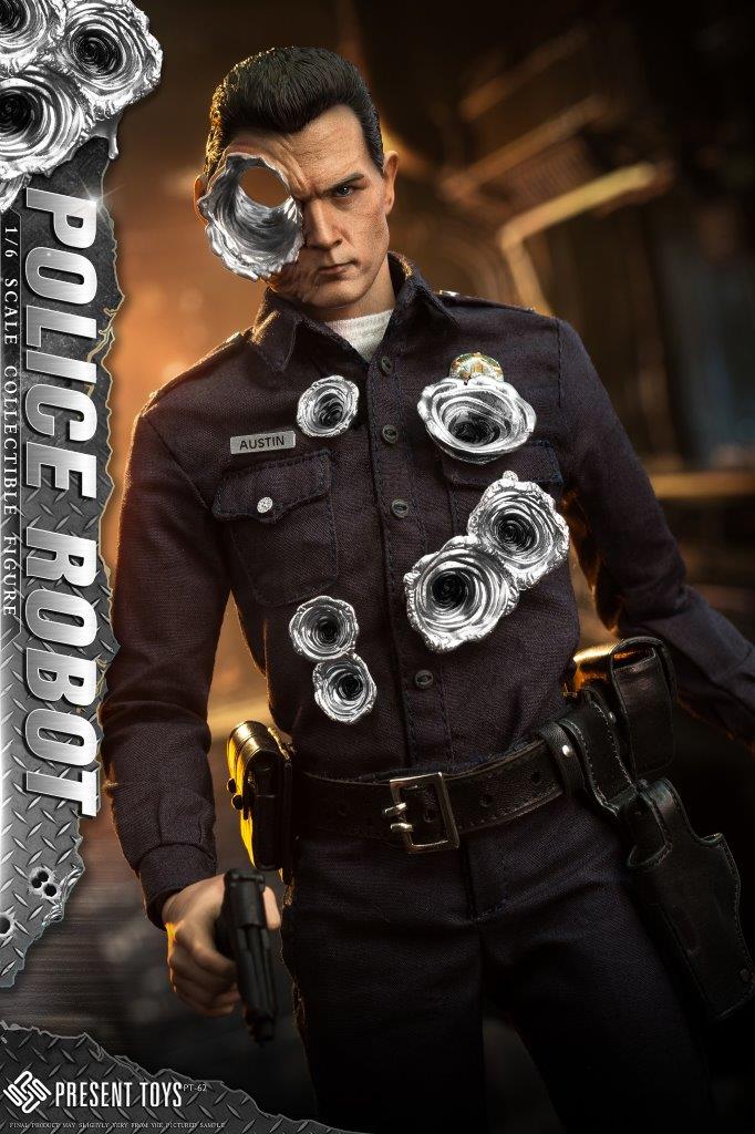 Load image into Gallery viewer, Police Robot T1000 w/Preorder Gift - MINT IN BOX
