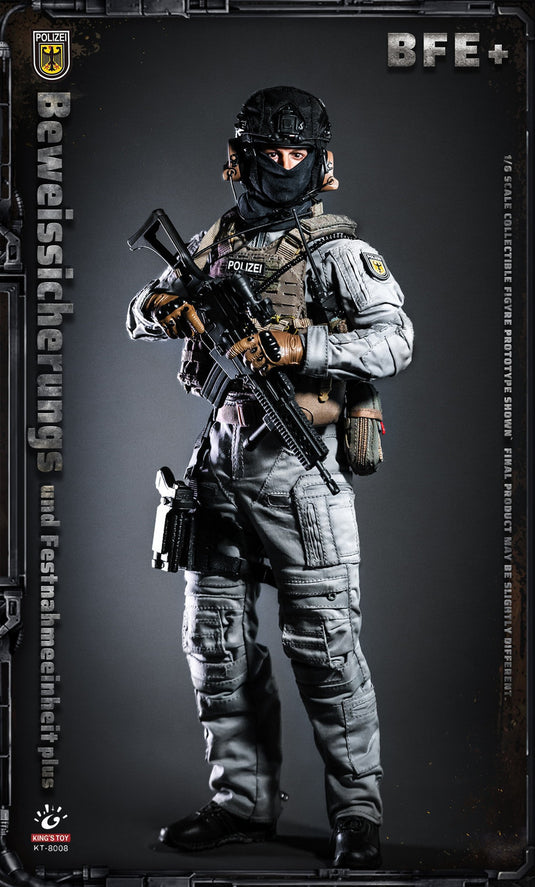 BFE+ Counter Terrorism Police Force - Male Base Body w/Head Sculpt & Stand