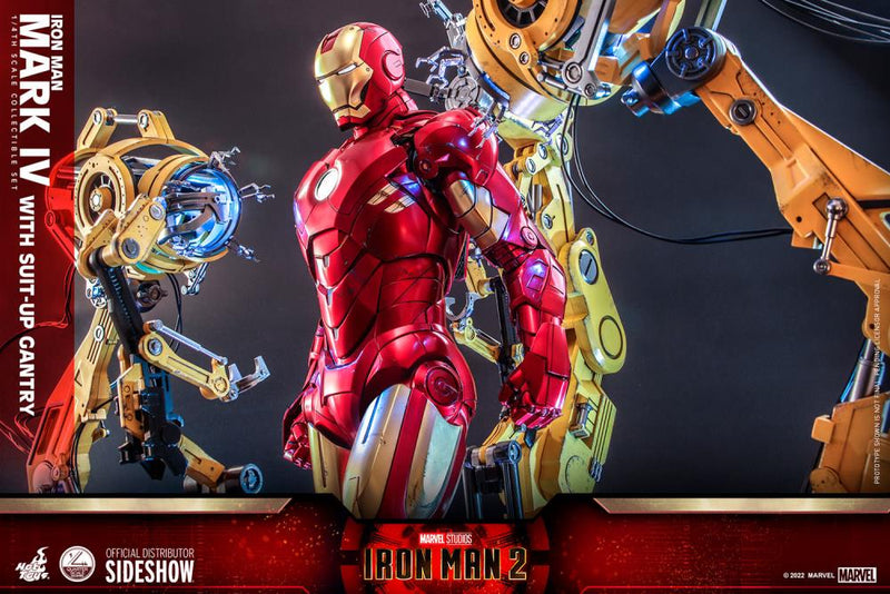 Load image into Gallery viewer, 1/4 Scale - Iron Man 2 - Iron Man Mark IV w/Suit-Up Gantry
