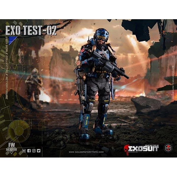 Load image into Gallery viewer, Armor Suit Test-02 &quot;Exosuit&quot; Exo-Skeleton - MINT IN BOX
