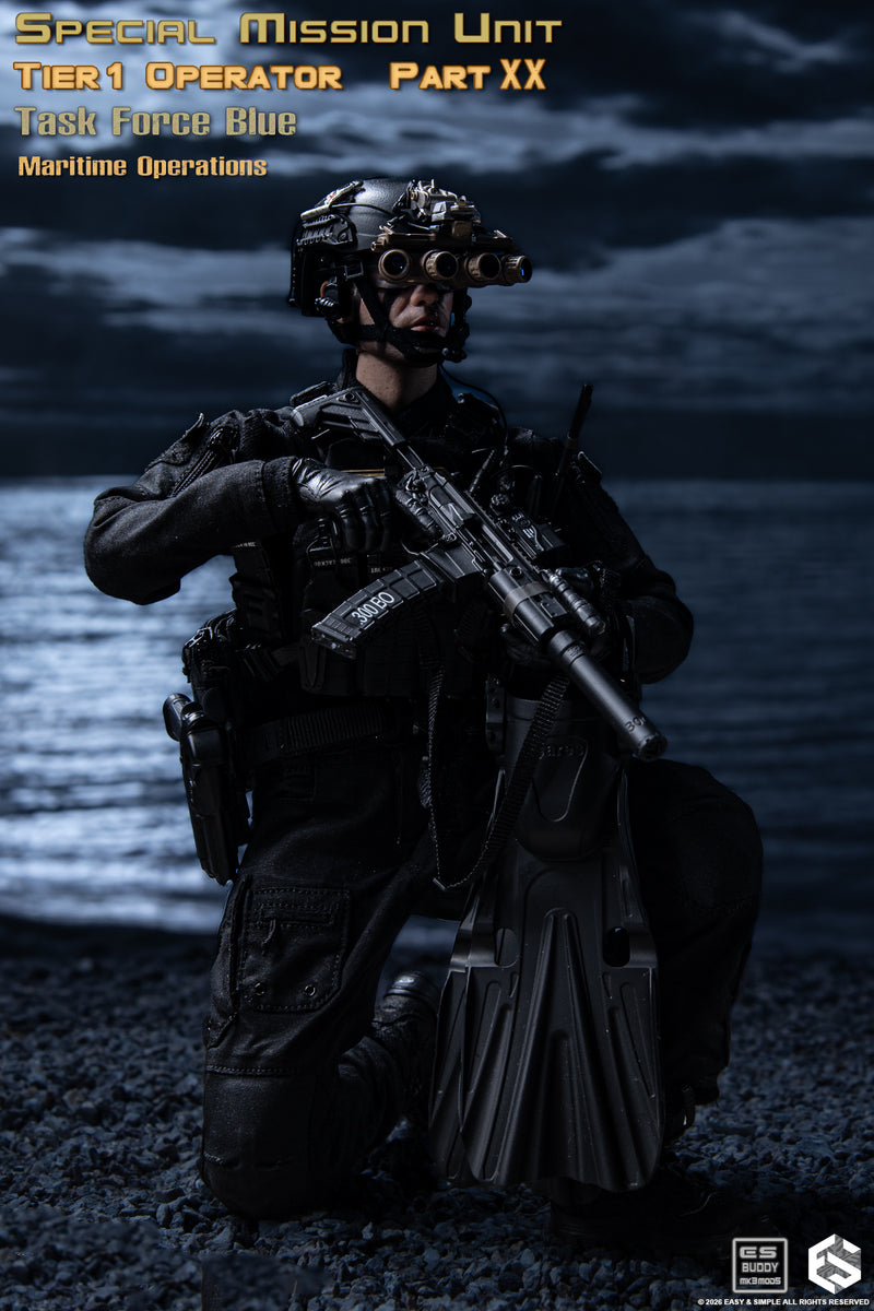 Load image into Gallery viewer, PREORDER DEPOSIT - SMU Tier1 Operator Part XX Task Force Blue Maritime Operation Ver B - MINT IN BOX
