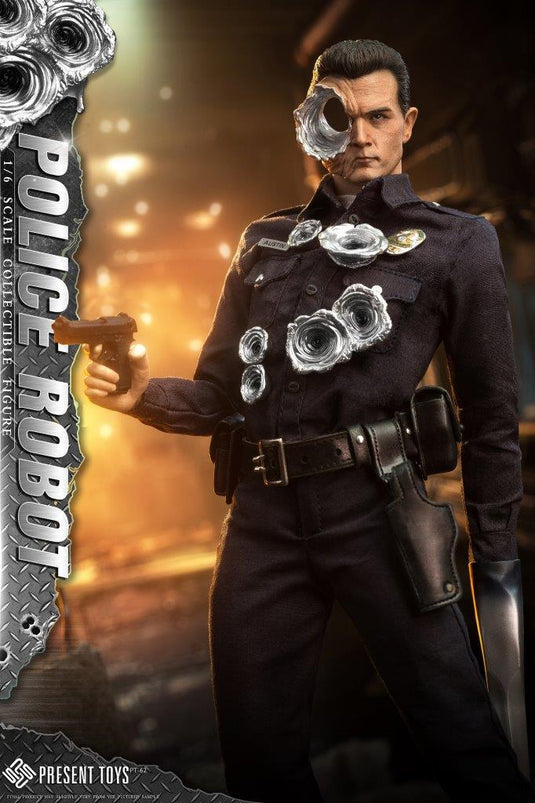 Police Robot T1000 w/Preorder Gift - MINT IN BOX