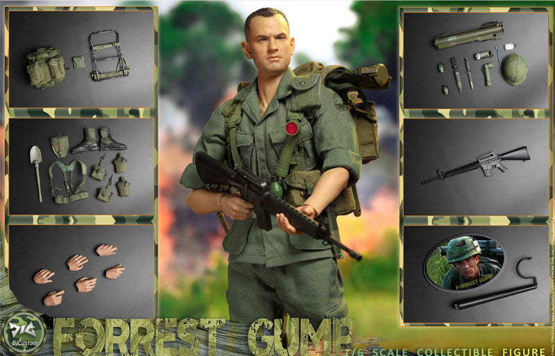 Load image into Gallery viewer, Vietnam Forrest Gump - Green Combat Uniform Set
