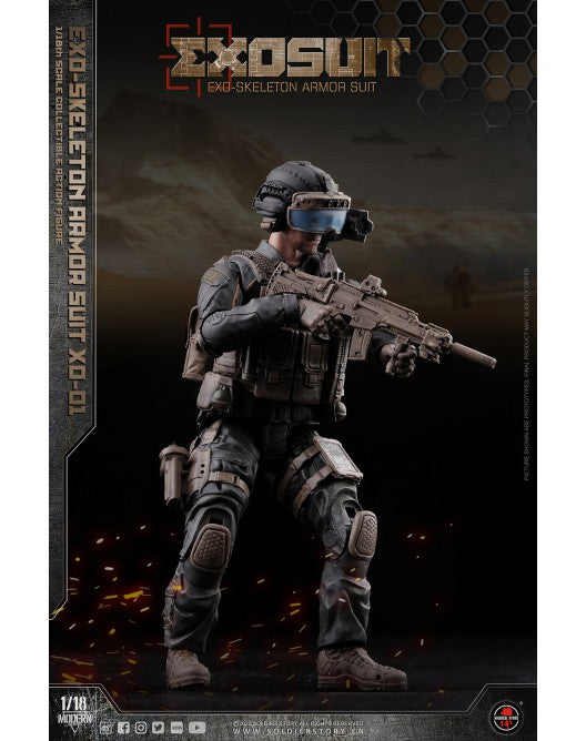 Load image into Gallery viewer, 1/18 Scale - EXO-Skeleton Armor Suit XO-01 - MINT IN BOX
