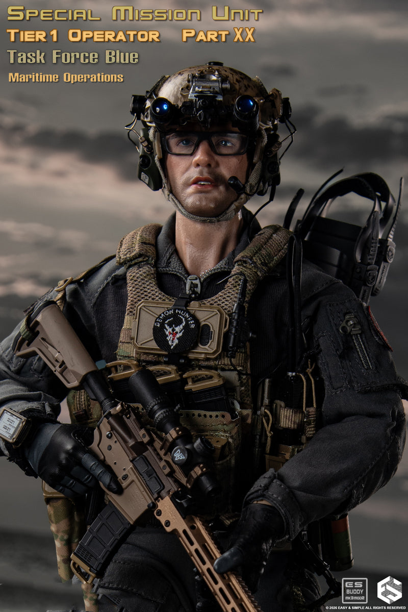 Load image into Gallery viewer, PREORDER DEPOSIT - SMU Tier1 Operator Part XX Task Force Blue Maritime Operation Ver C Limited - MINT IN BOX
