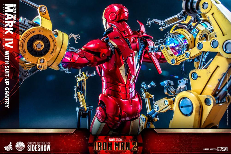 Load image into Gallery viewer, 1/4 Scale - Iron Man 2 - Iron Man Mark IV w/Suit-Up Gantry
