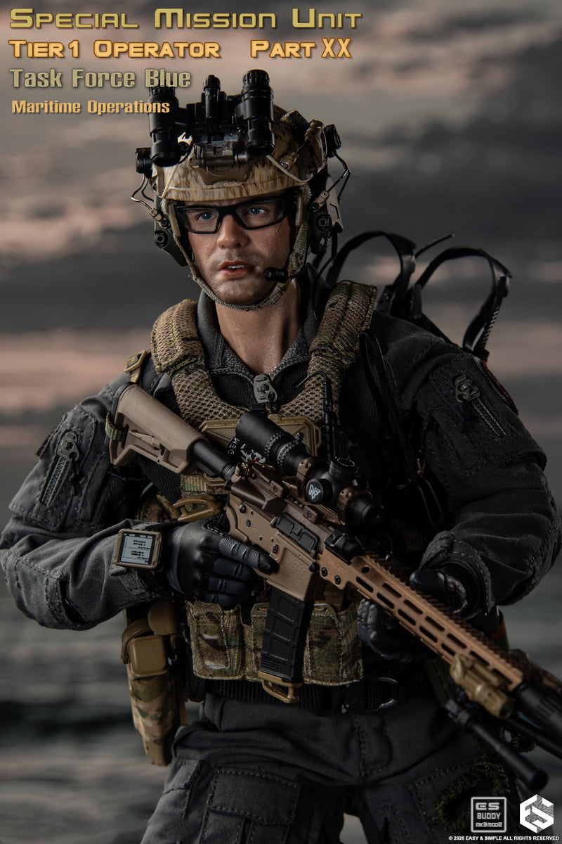 Load image into Gallery viewer, PREORDER DEPOSIT - SMU Tier1 Operator Part XX Task Force Blue Maritime Operation Ver C Limited - MINT IN BOX
