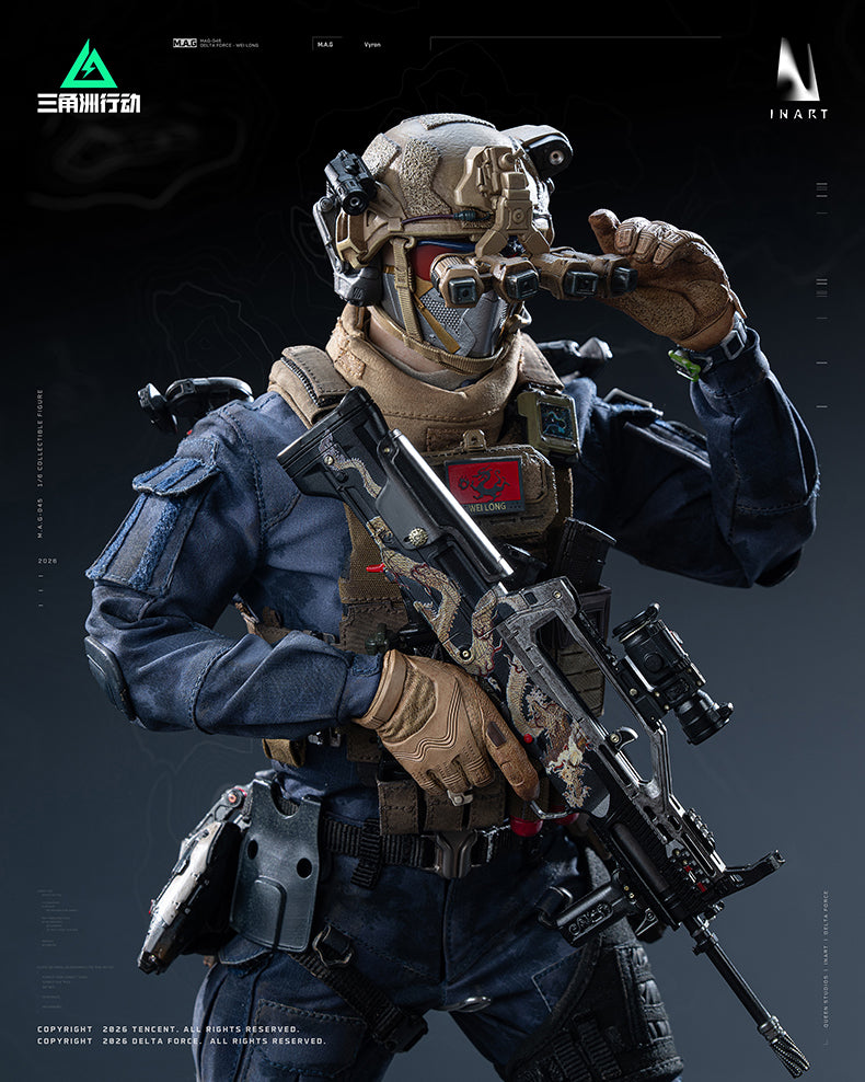 Load image into Gallery viewer, PREORDER DEPOSIT - Delta Force Vyron - MINT IN BOX
