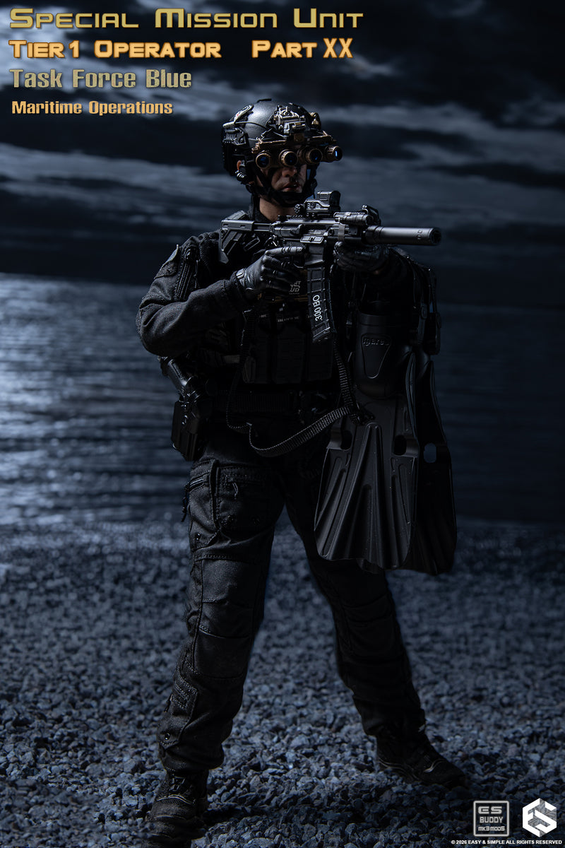 Load image into Gallery viewer, PREORDER DEPOSIT - SMU Tier1 Operator Part XX Task Force Blue Maritime Operation Ver B - MINT IN BOX

