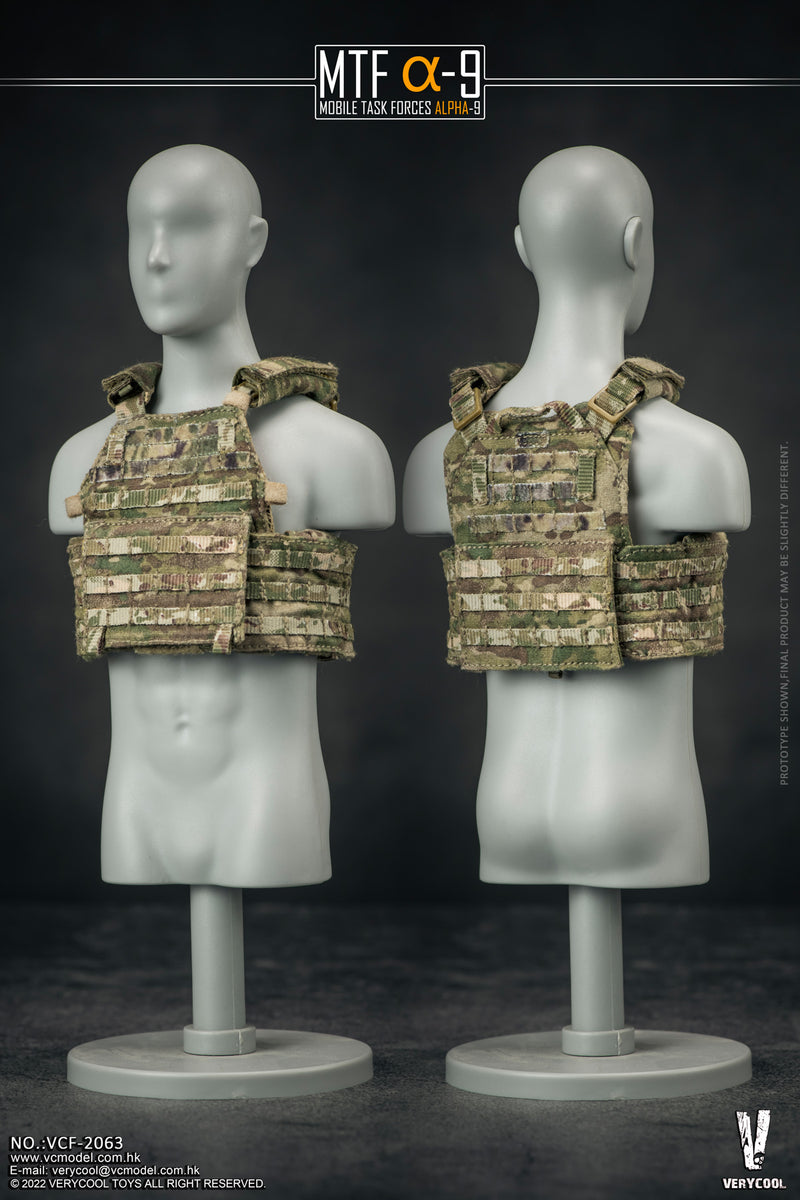Load image into Gallery viewer, Mobile Task Force Alpha-9 - Multicam MOLLE Vest Set
