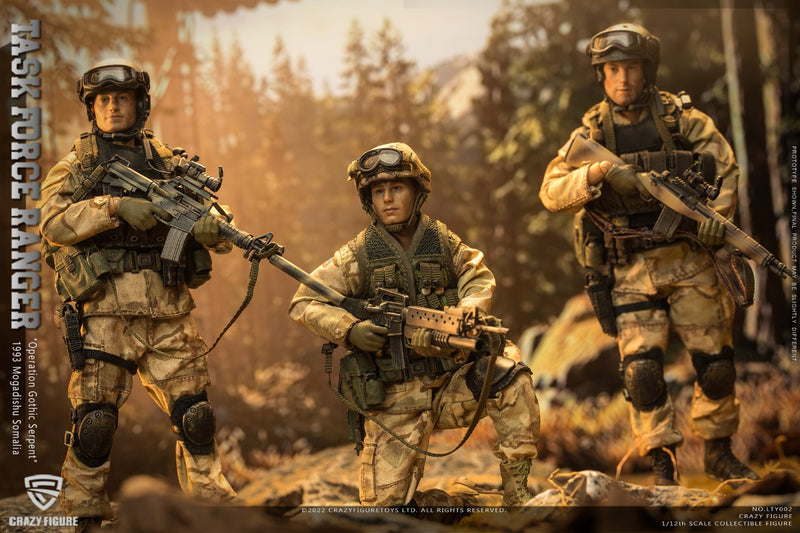 Load image into Gallery viewer, 1/12 - 75th Rangers &amp; Delta Special Forces 6Pack - MINT IN BOX
