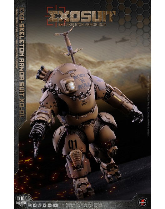 Load image into Gallery viewer, 1/18 Scale - EXO-Skeleton Armor Suit XO-01 - MINT IN BOX
