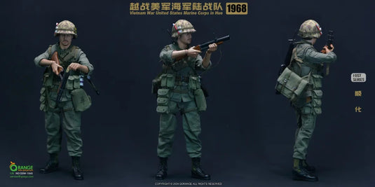 1968 Vietnam War United States Marine Corps In Hue Accessory Set - MINT IN BOX