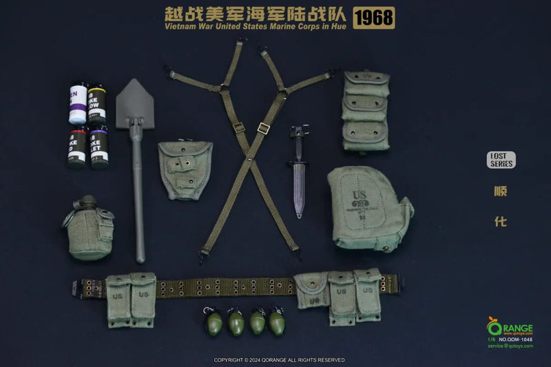 Load image into Gallery viewer, 1968 Vietnam War United States Marine Corps In Hue Accessory Set - MINT IN BOX

