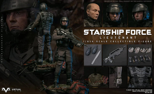Starship Force Lieutenant - Alien Bug (Cut In Half)