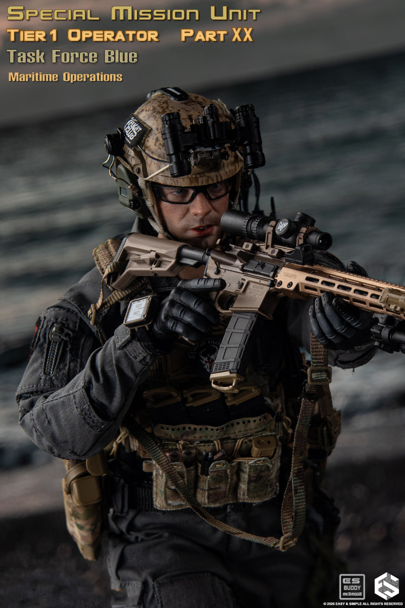 Load image into Gallery viewer, PREORDER DEPOSIT - SMU Tier1 Operator Part XX Task Force Blue Maritime Operation Ver C Limited - MINT IN BOX
