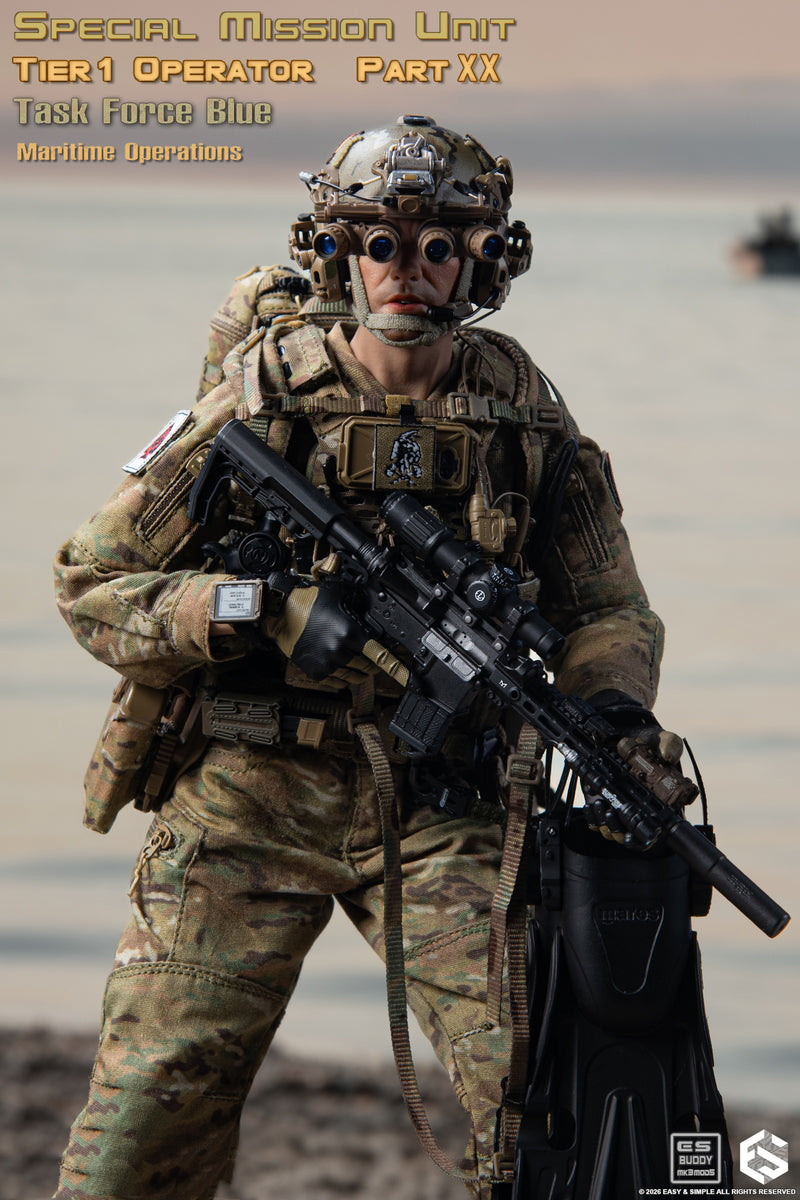 Load image into Gallery viewer, PREORDER DEPOSIT - SMU Tier1 Operator Part XX Task Force Blue Maritime Operation Ver A - MINT IN BOX
