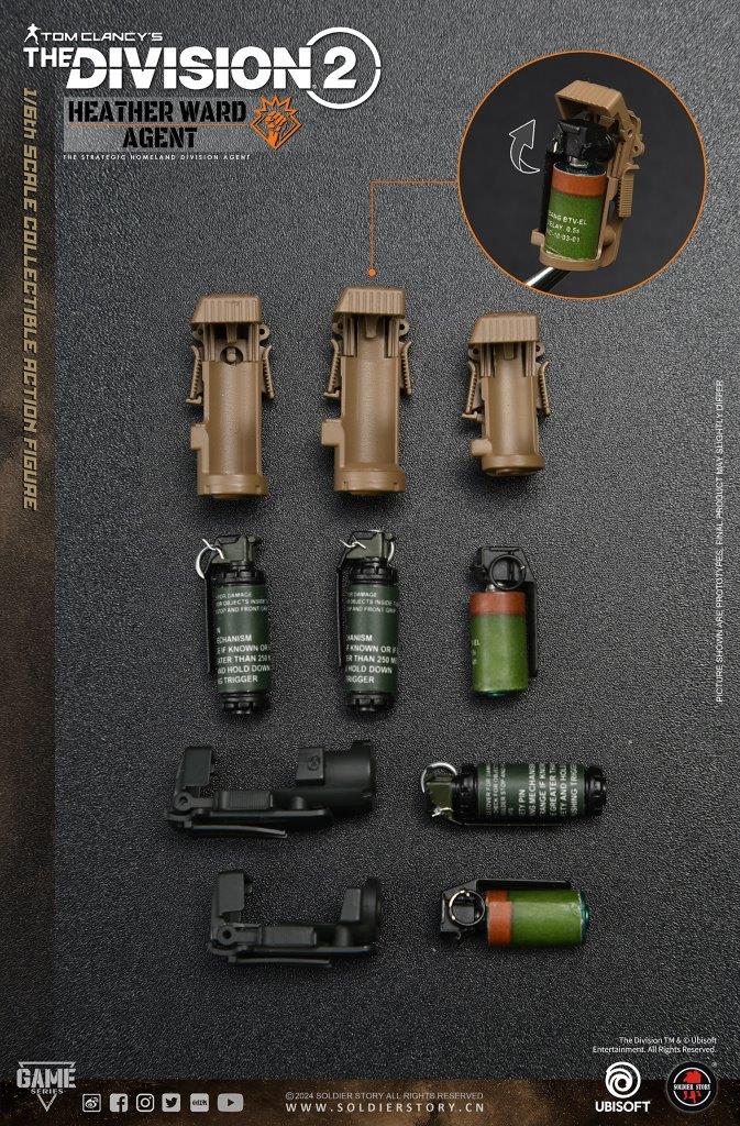 Load image into Gallery viewer, The Division 2 - Johnson, Dunne, &amp; Ward w/Robo Dog - MINT IN BOX
