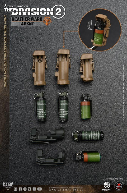 The Division 2 - Johnson, Dunne, & Ward w/Robo Dog - MINT IN BOX