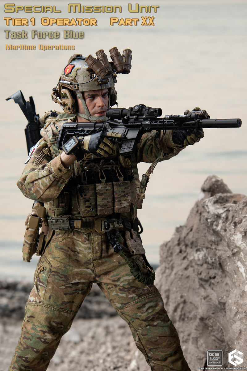 Load image into Gallery viewer, PREORDER DEPOSIT - SMU Tier1 Operator Part XX Task Force Blue Maritime Operation Ver A - MINT IN BOX
