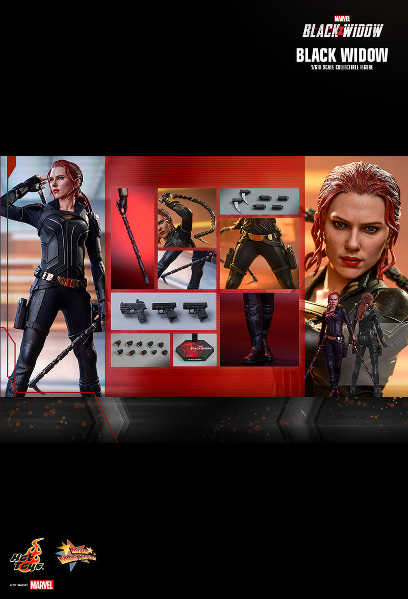 Load image into Gallery viewer, Black Widow - Natasha Romanov - Female Body w/Black Body Suit &amp; Boots
