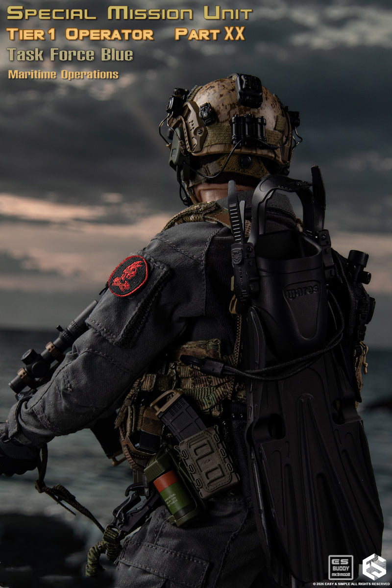 Load image into Gallery viewer, PREORDER DEPOSIT - SMU Tier1 Operator Part XX Task Force Blue Maritime Operation Ver C Limited - MINT IN BOX
