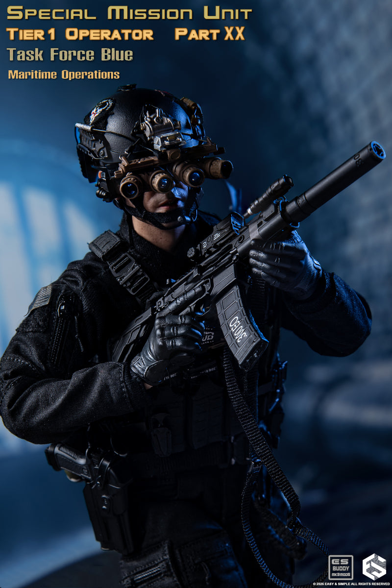 Load image into Gallery viewer, PREORDER DEPOSIT - SMU Tier1 Operator Part XX Task Force Blue Maritime Operation Ver B - MINT IN BOX
