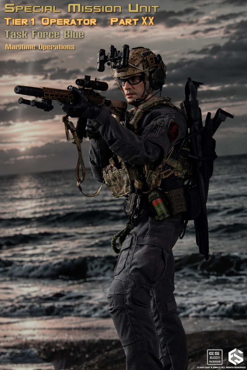 Load image into Gallery viewer, PREORDER DEPOSIT - SMU Tier1 Operator Part XX Task Force Blue Maritime Operation Ver C Limited - MINT IN BOX
