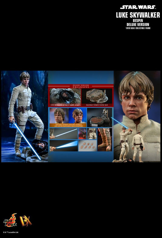Star Wars Bespin Luke Skywalker - Severed Vader Helmet w/Luke Face