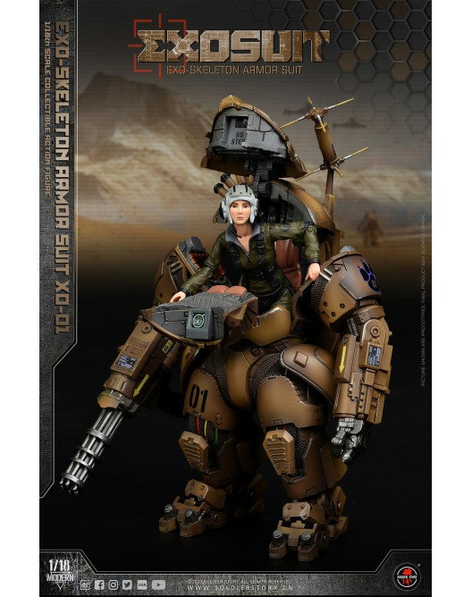 Load image into Gallery viewer, 1/18 Scale - EXO-Skeleton Armor Suit XO-01 - MINT IN BOX
