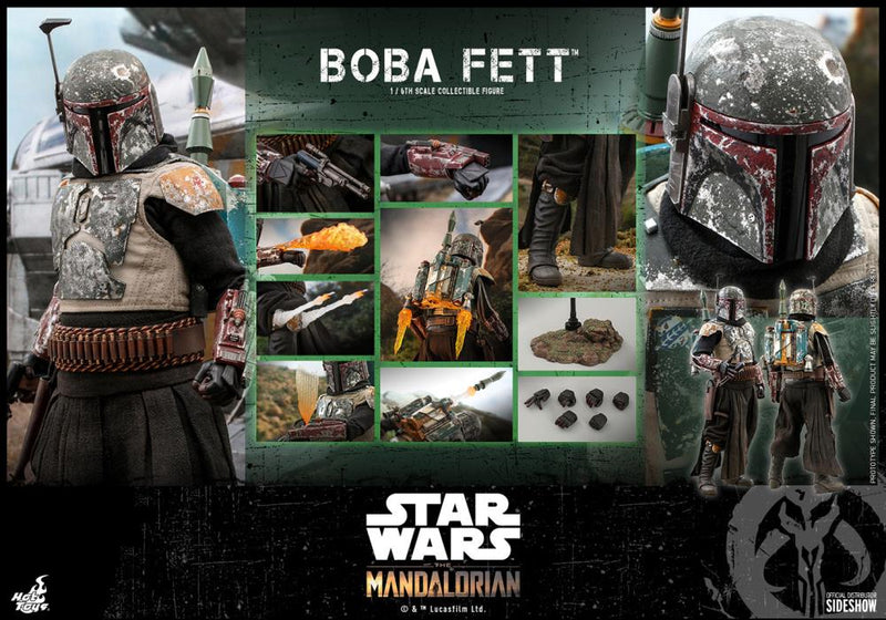 Load image into Gallery viewer, Star Wars - Boba Fett - Weathered Complete Beskar Armor Set w/Helmet

