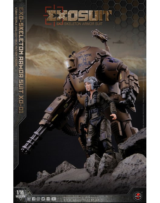 Load image into Gallery viewer, 1/18 Scale - EXO-Skeleton Armor Suit XO-01 - MINT IN BOX
